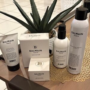Balmain Paris Hair Couture Set in White and Black